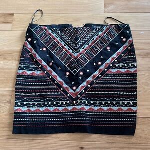 Romeo and Juliet couture beaded skirt